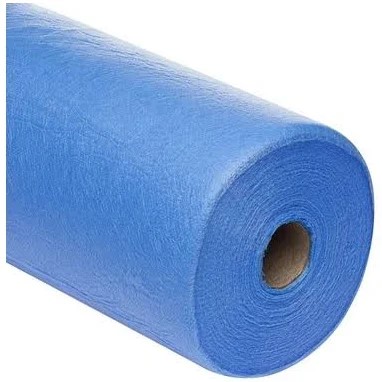 Простирадло одноразове блакитного кольору OPTIMAL 0.8х100 м, спанбонд 20 г/м2